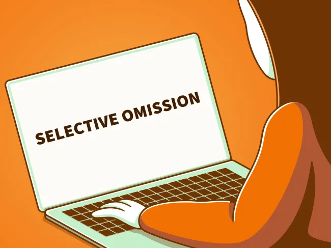 Selective omission